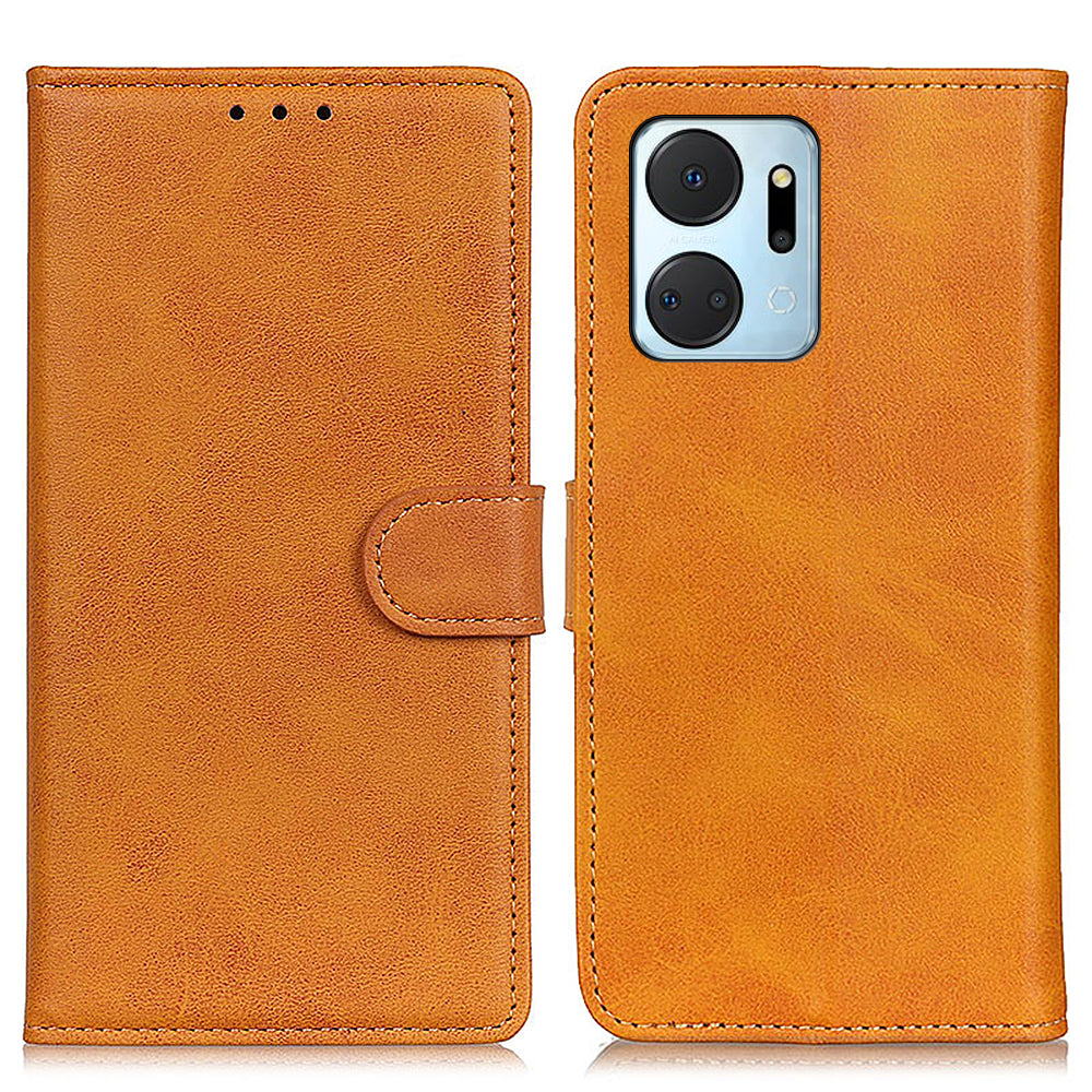 For Honor X7a 5G Anti-Scratch Cowhide Texture Wallet Stand PU Leather Phone Case Magnetic Clasp Phone Cover For Honor X7a 5G Anti-Scratch Cowhide Texture Wallet Stand PU Leather Phone Case Magnetic Clasp Phone Cover